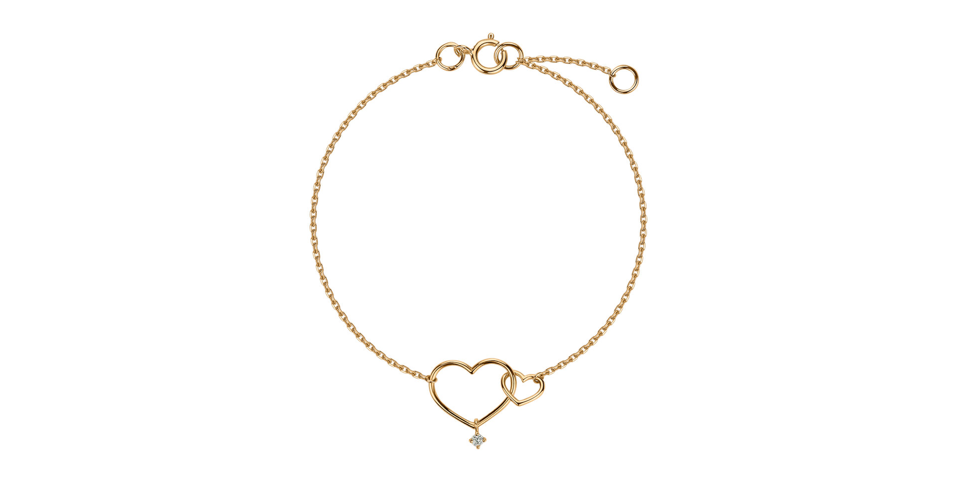 Náramok s diamantom Affection Love