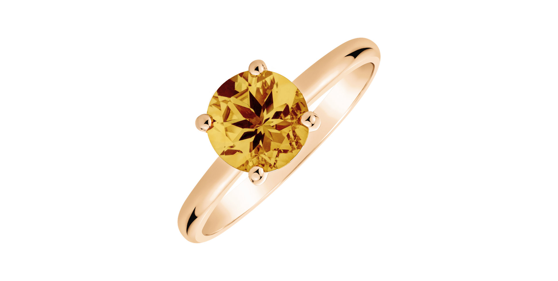 Prsteň s citrínom Bonbon