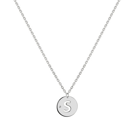 Náhrdelník s diamantom Cut Coins S