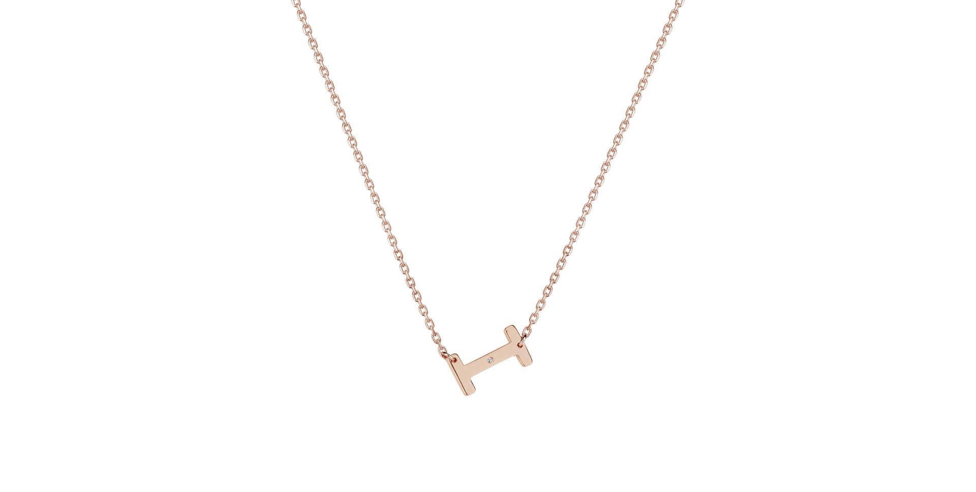 Náhrdelník s diamantom Big Laser Line I