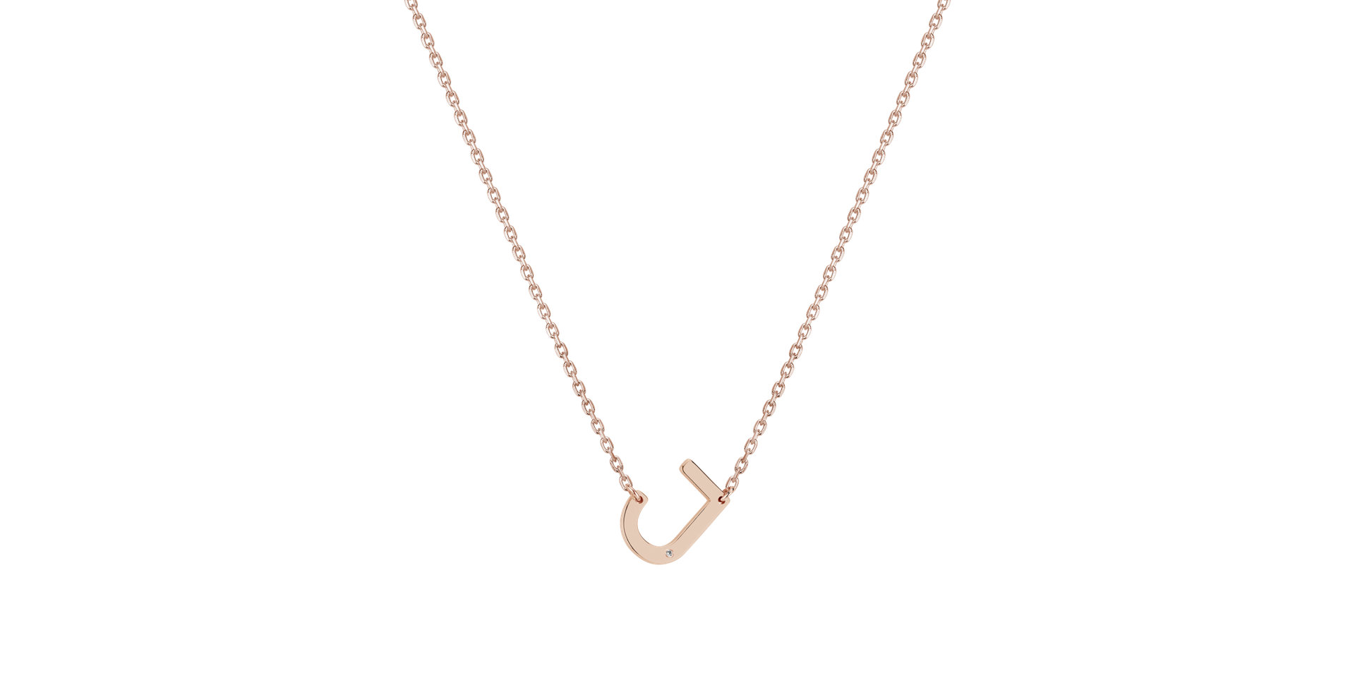 Náhrdelník s diamantom Big Laser Line J