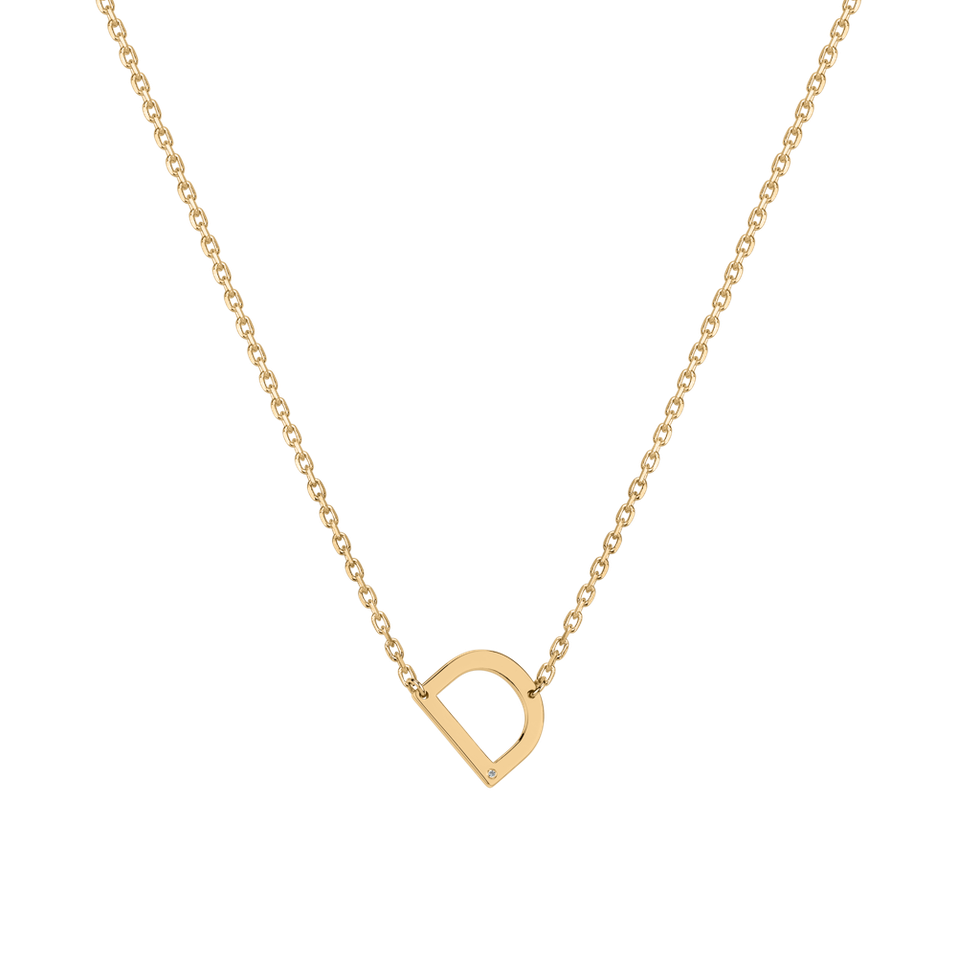 Náhrdelník s diamantom Big Laser Line D