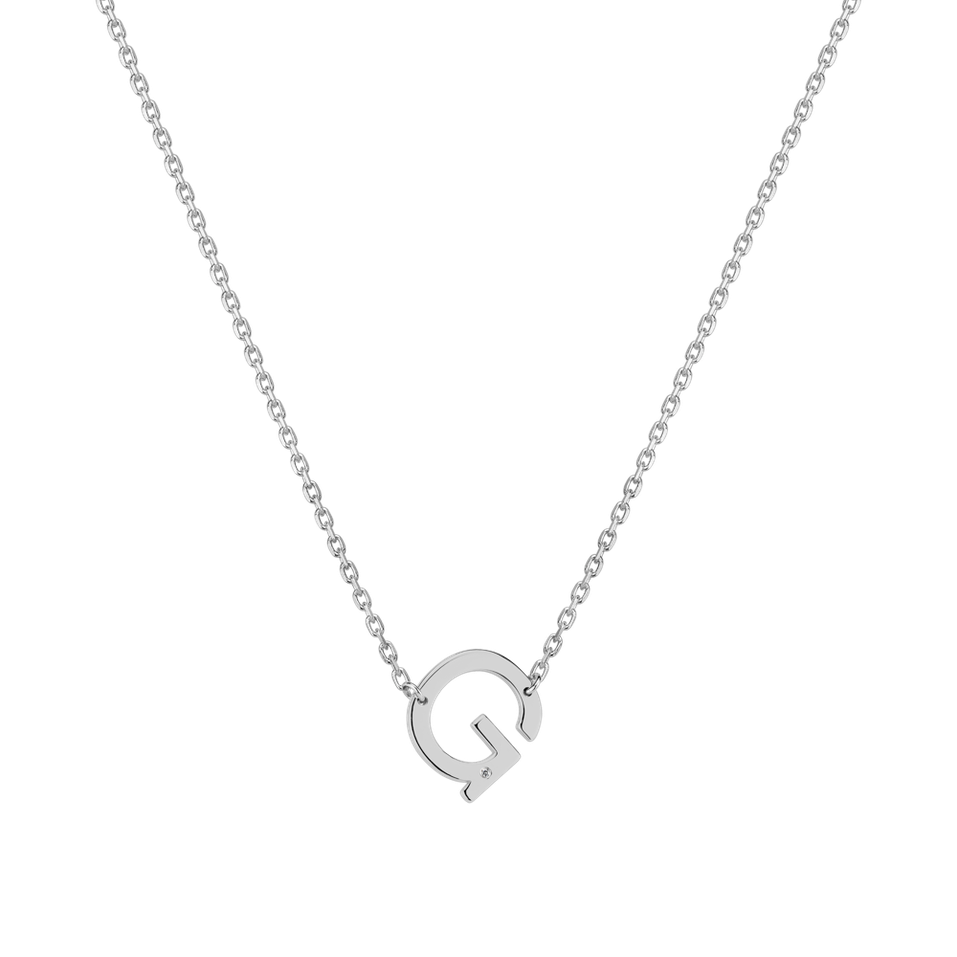 Náhrdelník s diamantom Big Laser Line G