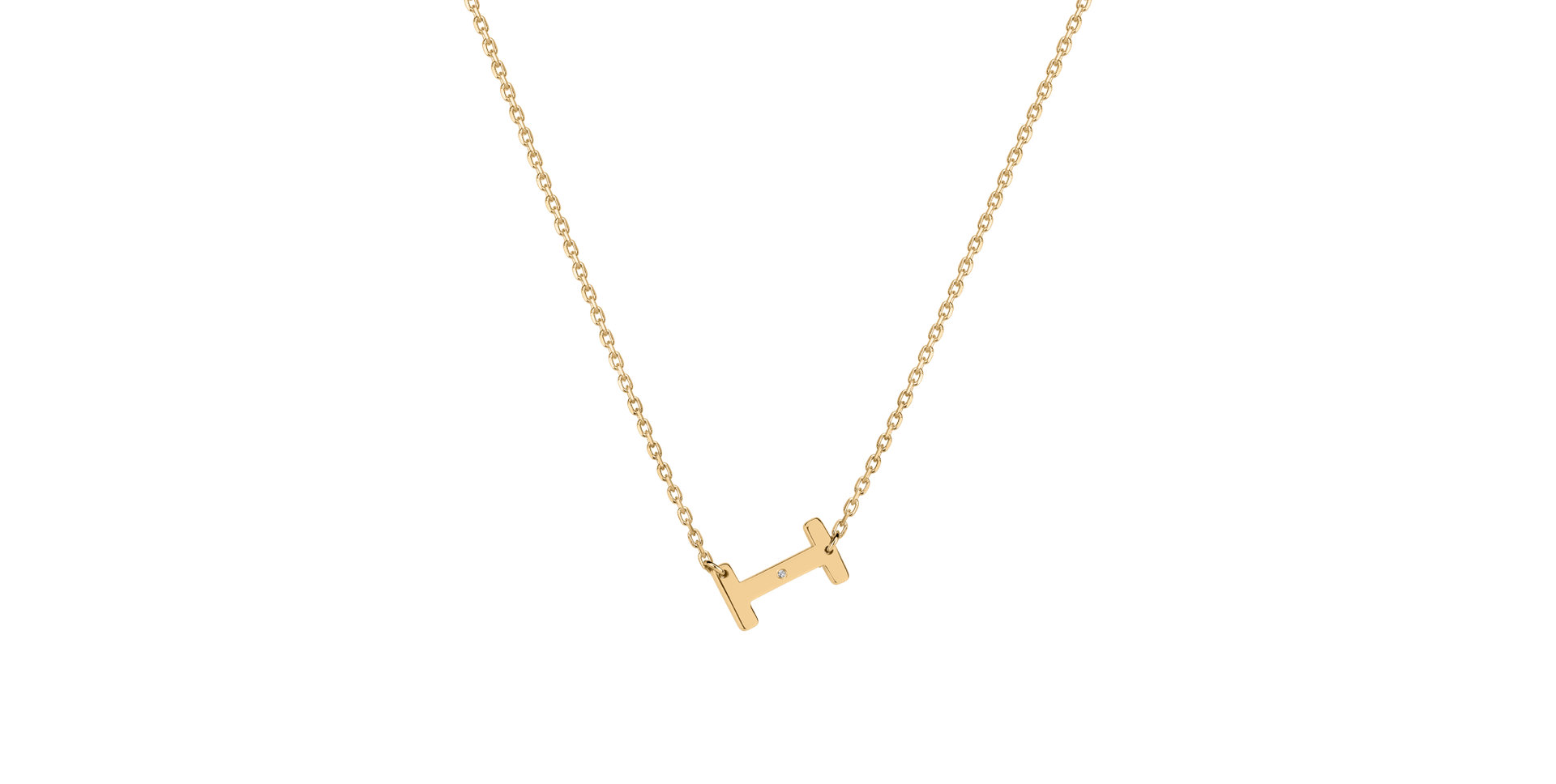 Náhrdelník s diamantom Big Laser Line I