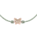 Náramok so šnúrkou a hnedými diamantmi Magic Butterfly2