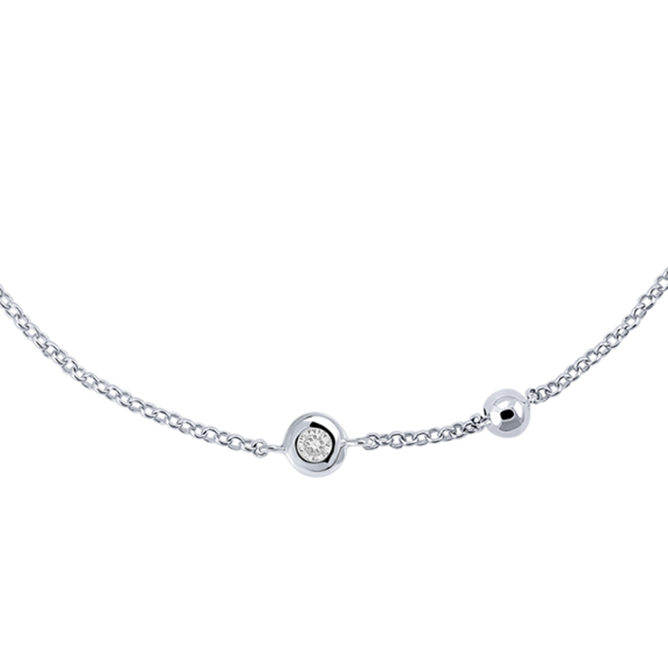 Náramok s diamantom Sky Message