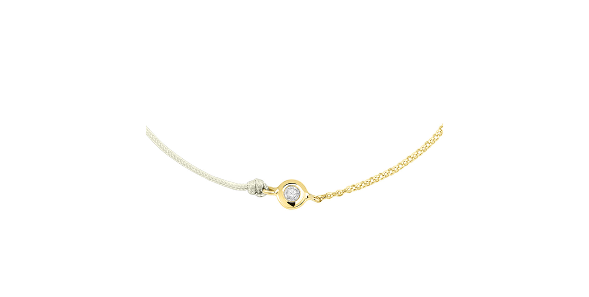 Diamantový náramok so šnúrkou Effect Diamond