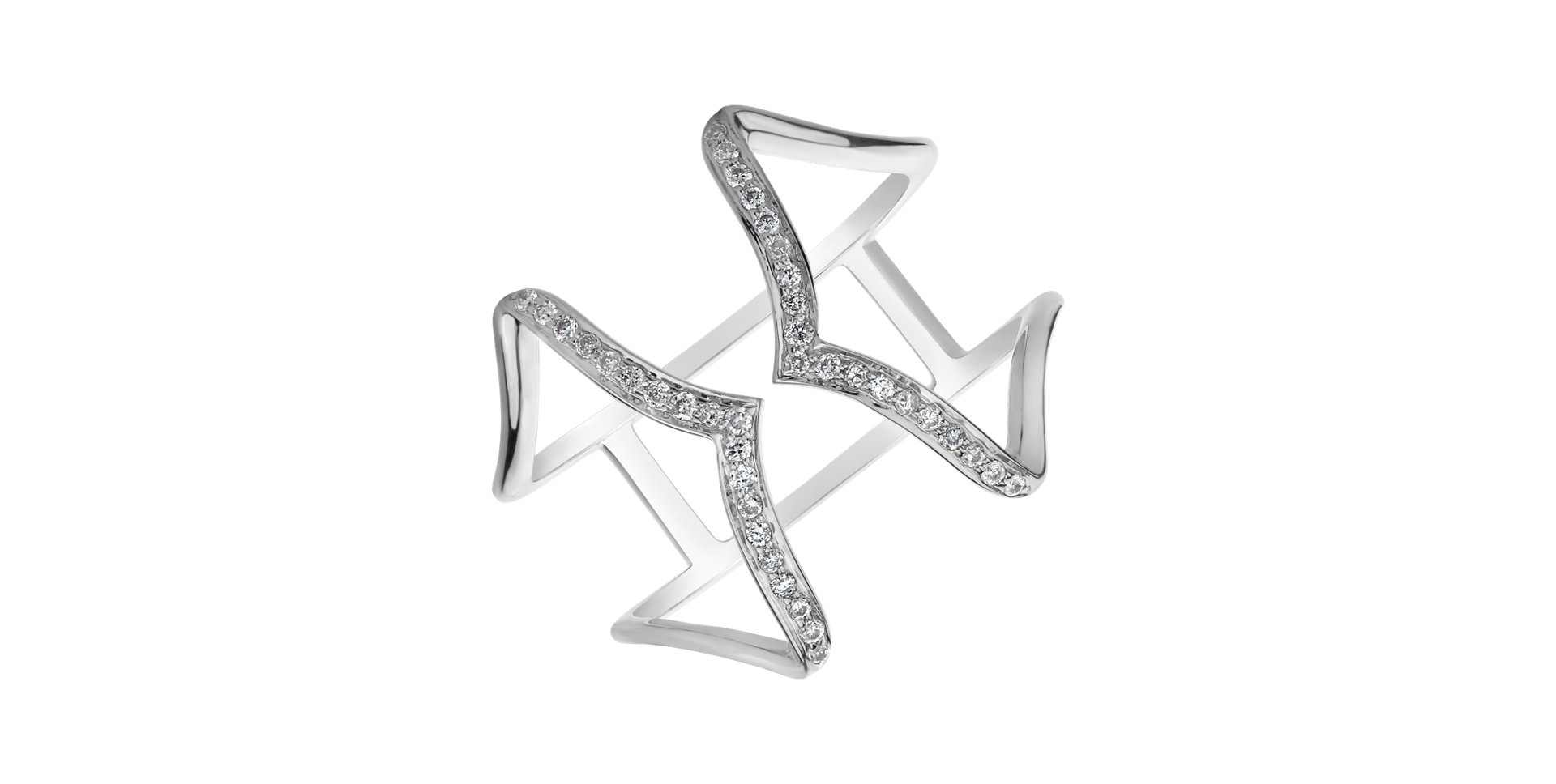 Prsteň s diamantmi Gracious Will