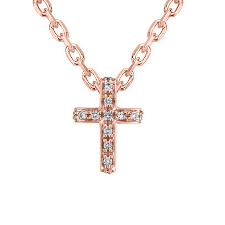 Prívesok s diamantmi Luxury Cross