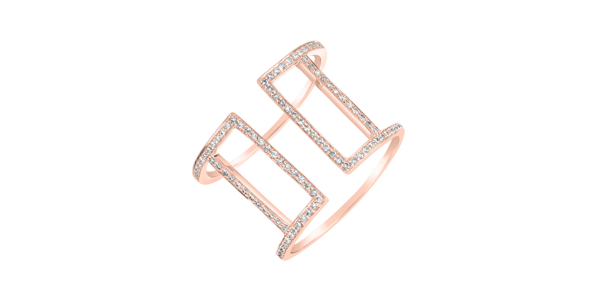 Prsteň s diamantmi Perfect Shape