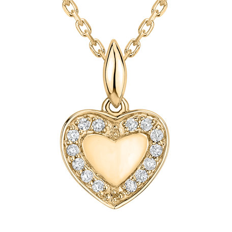 Prívesok s diamantmi Kind Heart