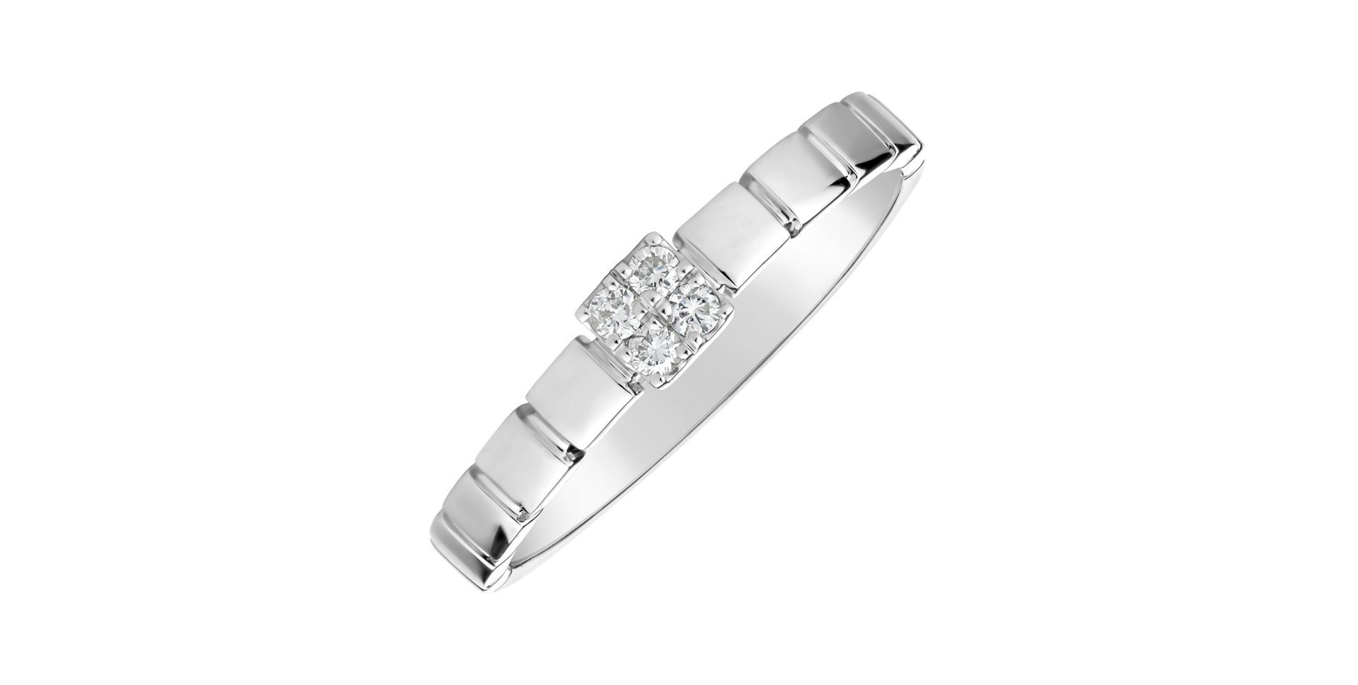 Prsteň s diamantmi Vivid Shine