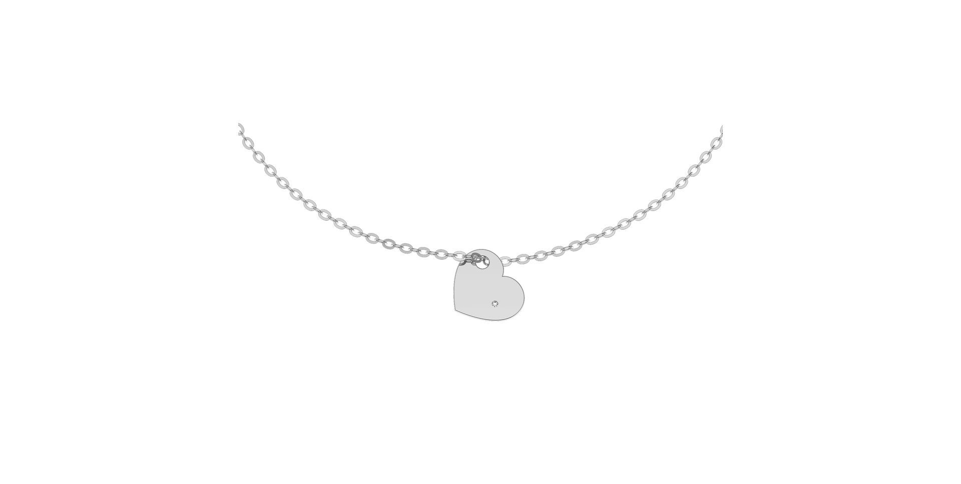 Náramok s diamantom Sweet Heart