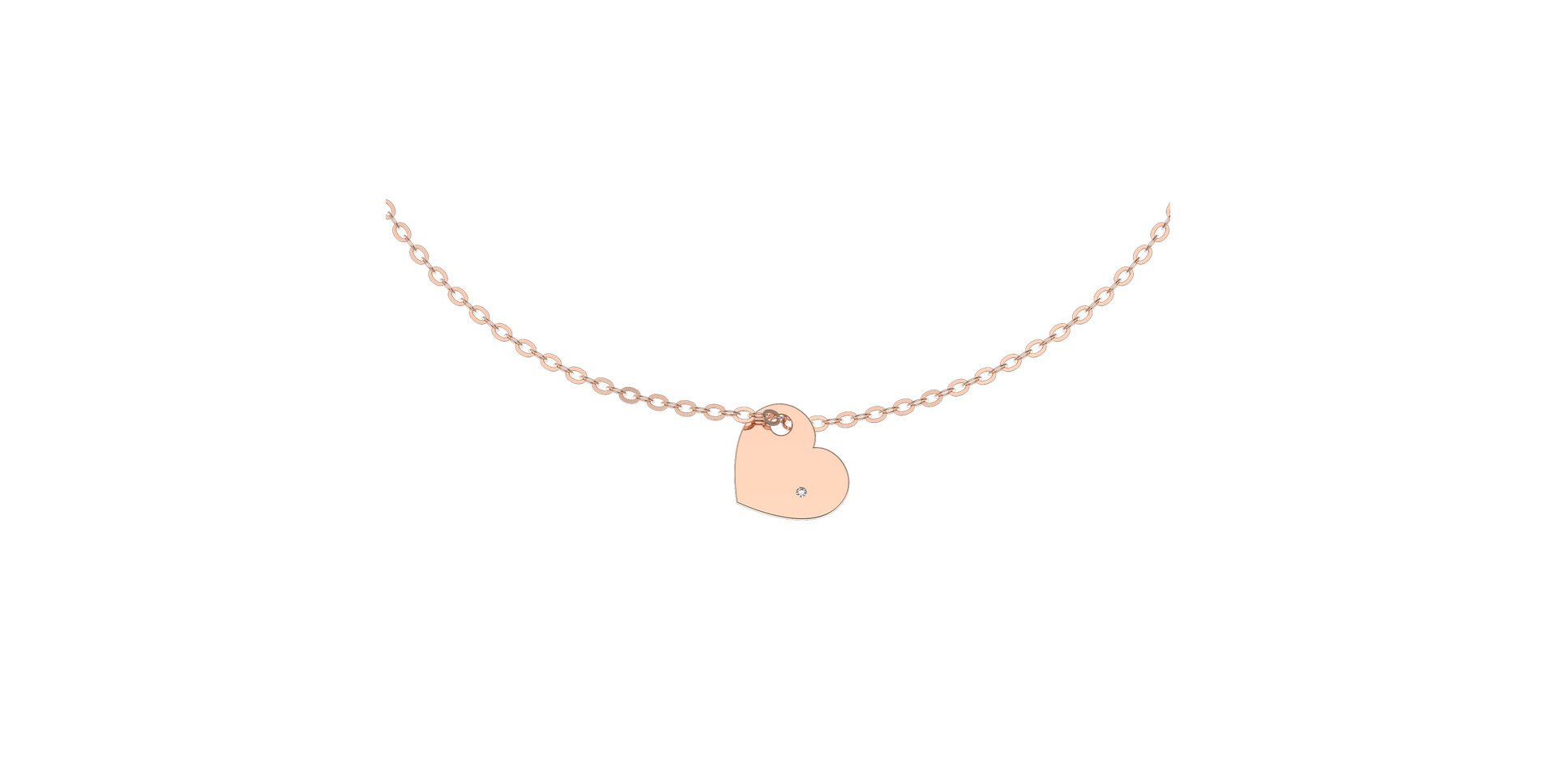 Náramok s diamantom Sweet Heart