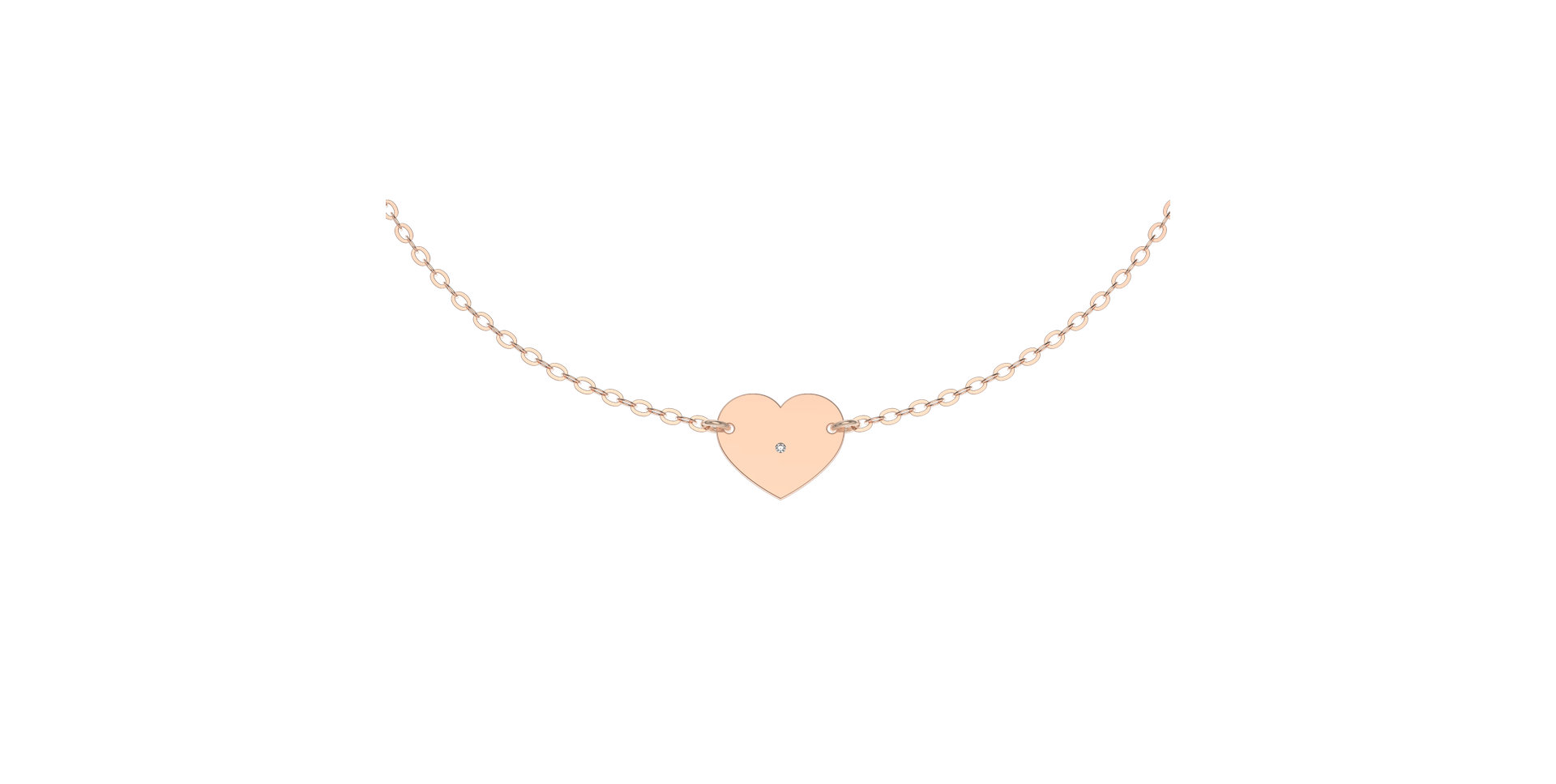 Náramok s diamantom My Heart