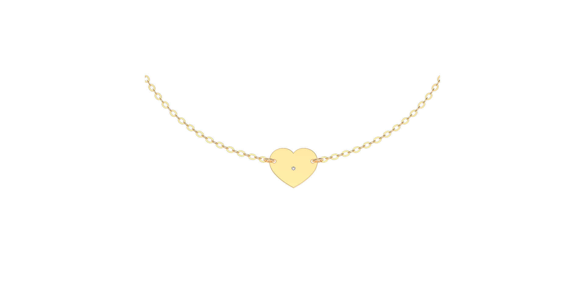 Náramok s diamantom My Heart