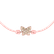 Náramok so šnúrkou a hnedými diamantmi Magic Butterfly2