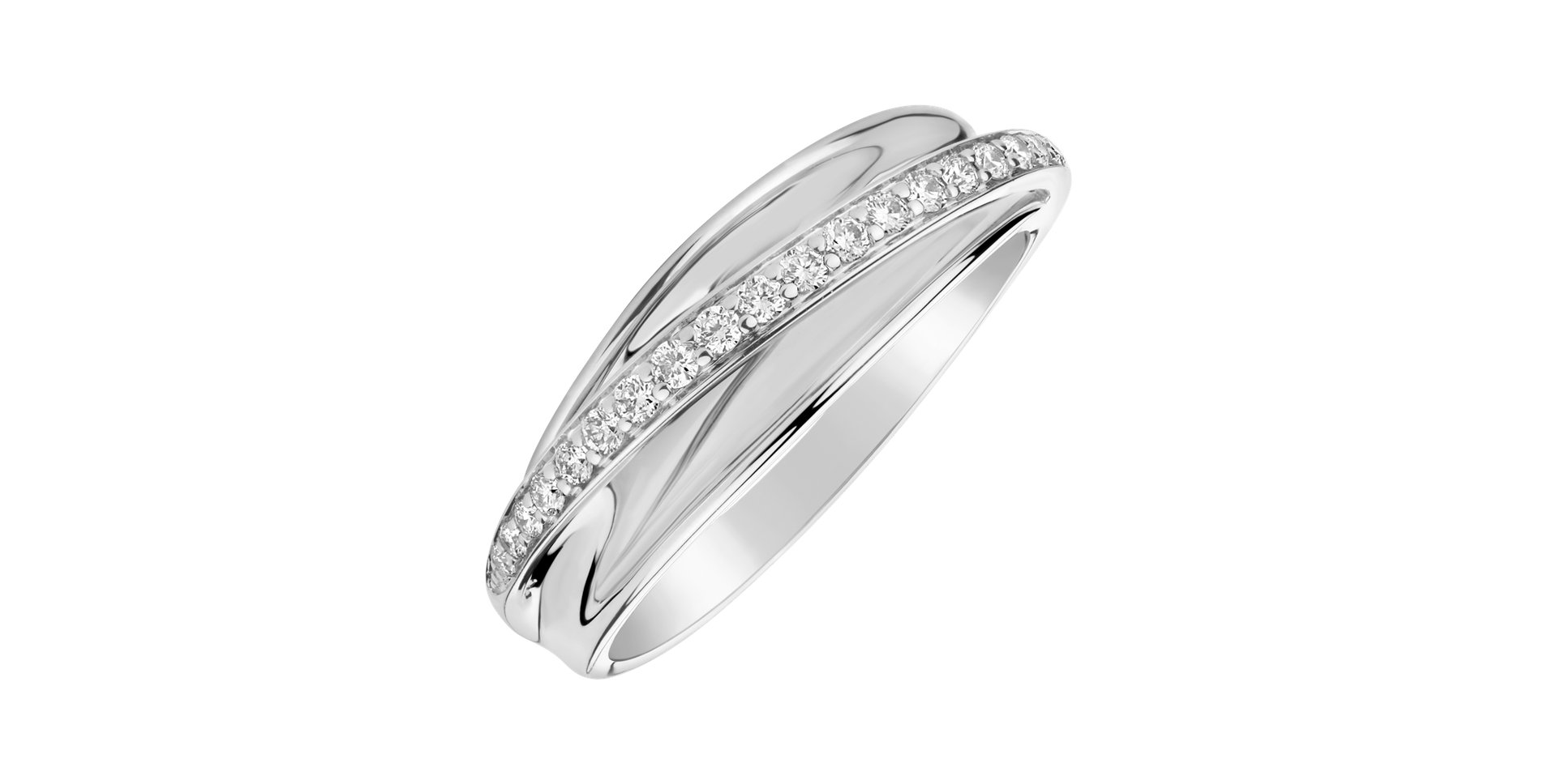 Prsteň s diamantmi Mysterious Flash