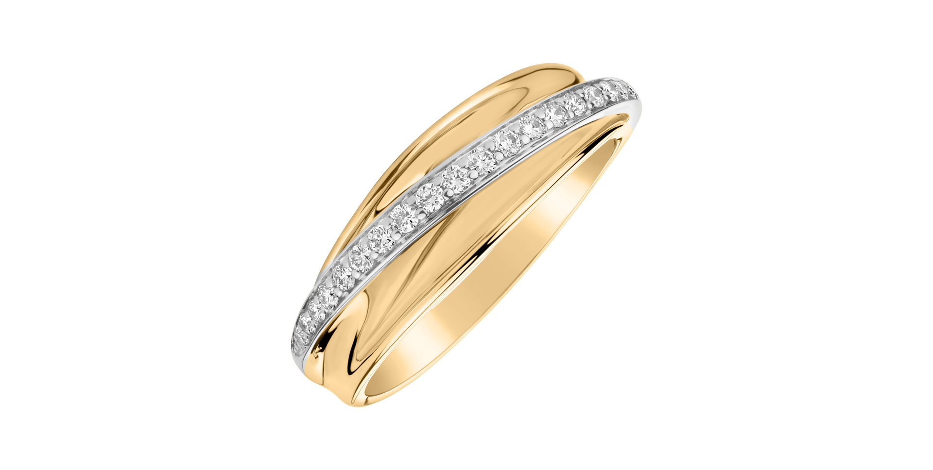 Prsteň s diamantmi Mysterious Flash