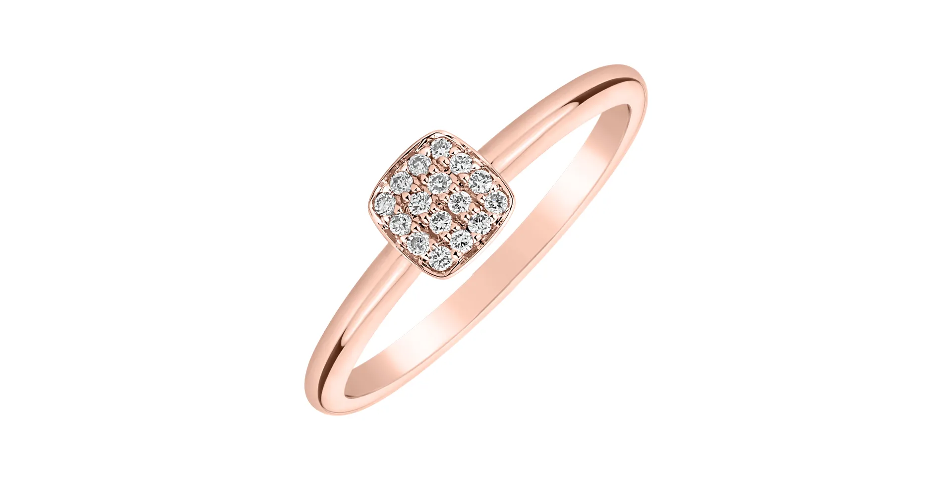 Prsteň s diamantmi Infinitely Minimalist