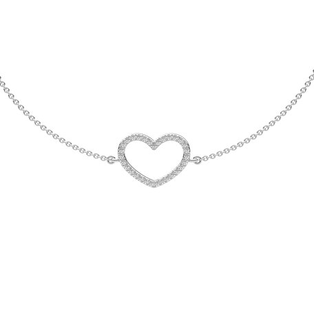 Náramok s diamantmi Heart