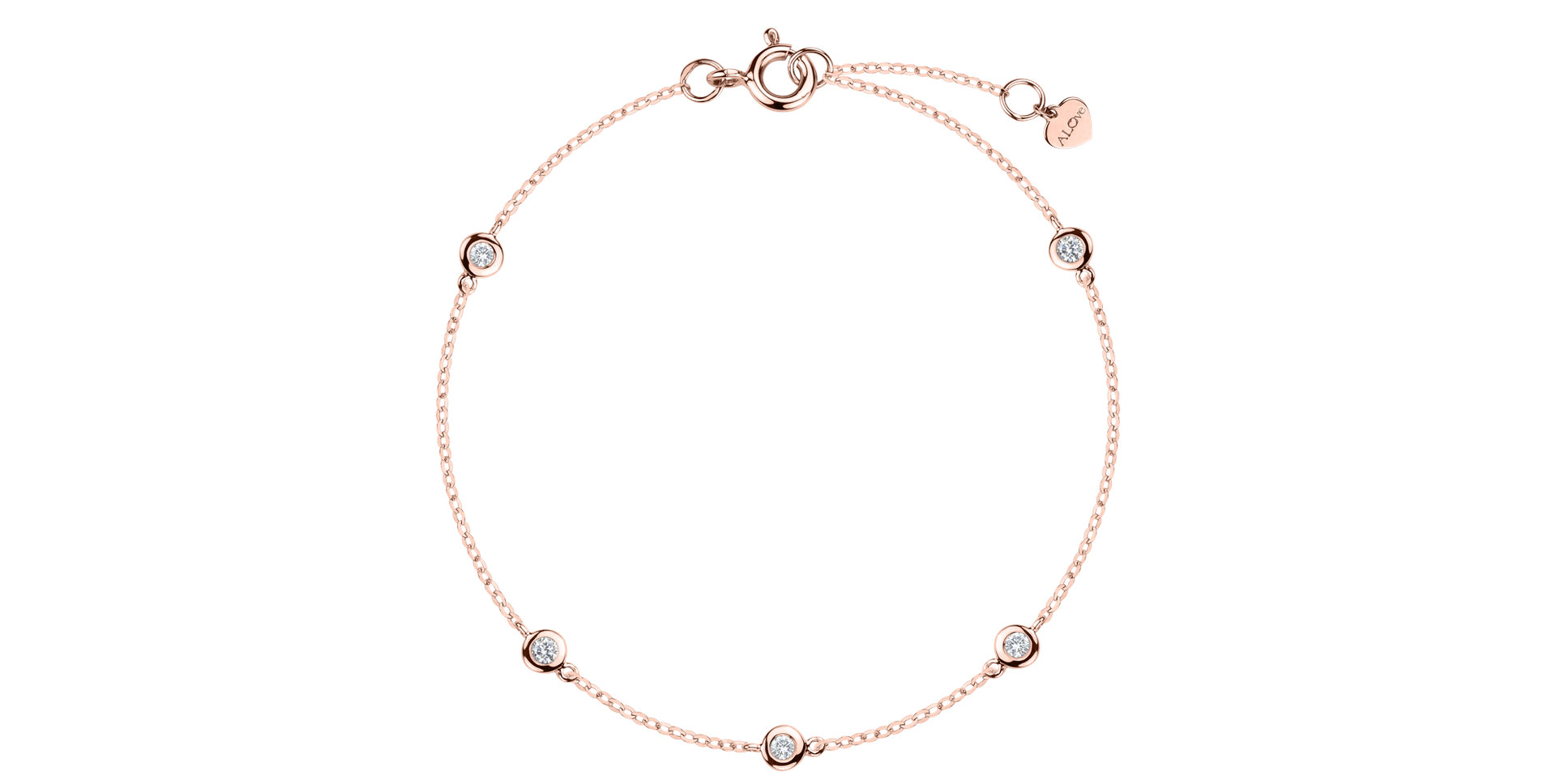 Náramok s diamantmi Dots