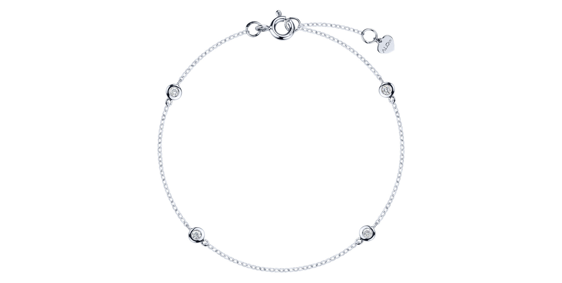 Náramok s diamantmi Dots