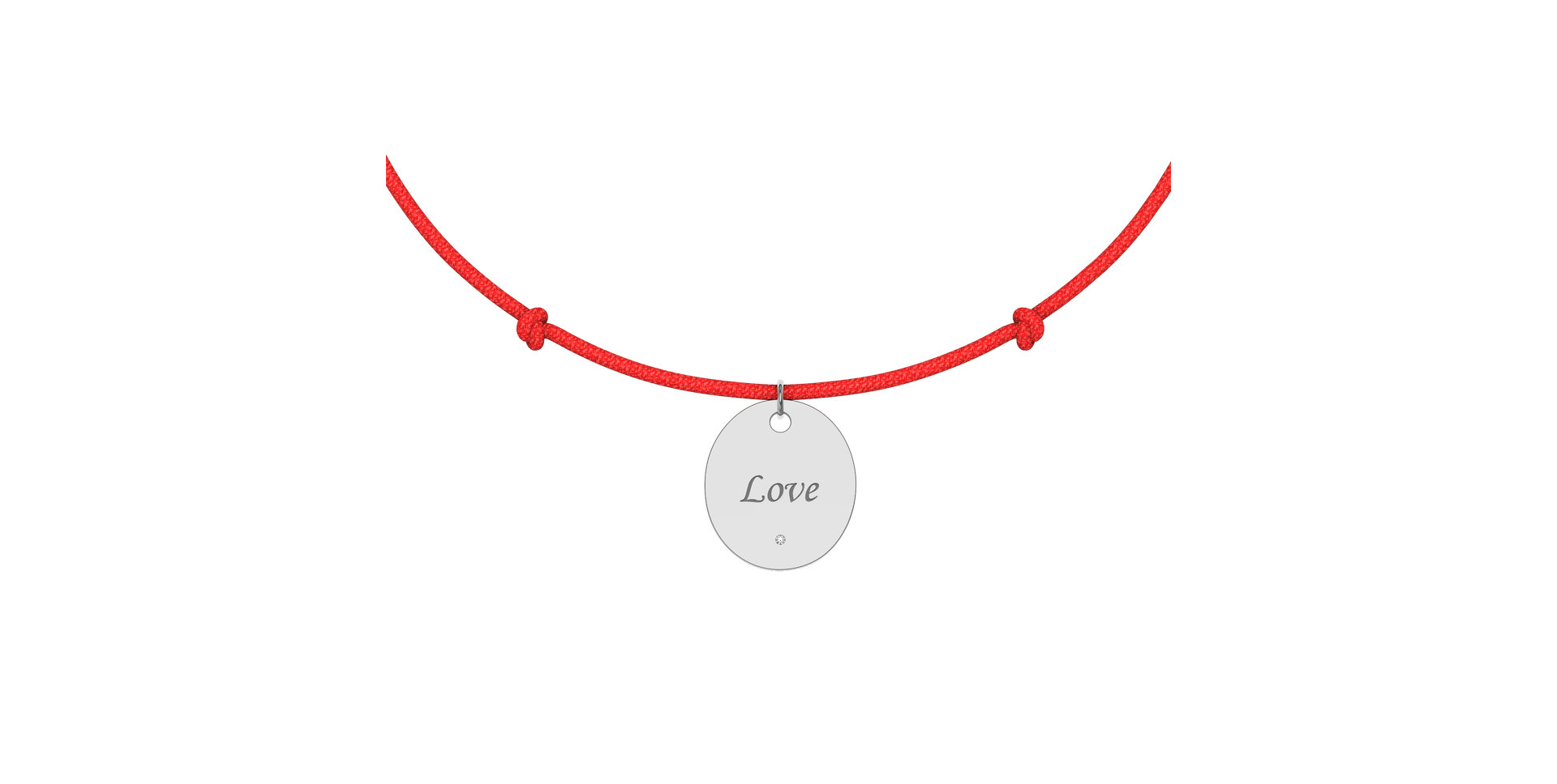 Diamantový náramok so šnúrkou Secret Love