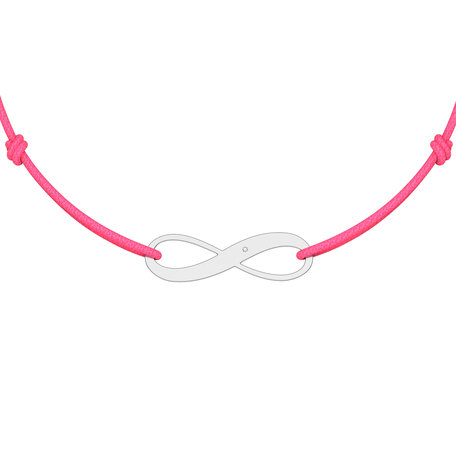 Diamantový náramok so šnúrkou Infinity