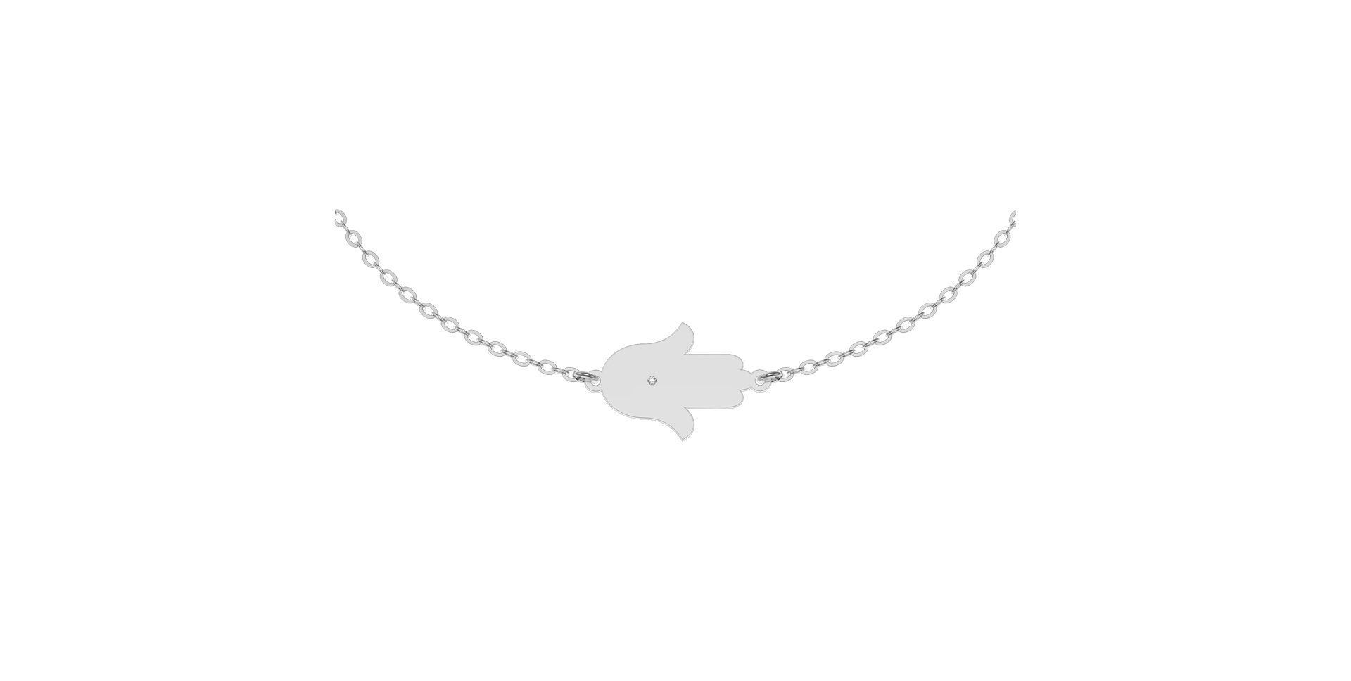 Náramok s diamantom Midnight Mystery