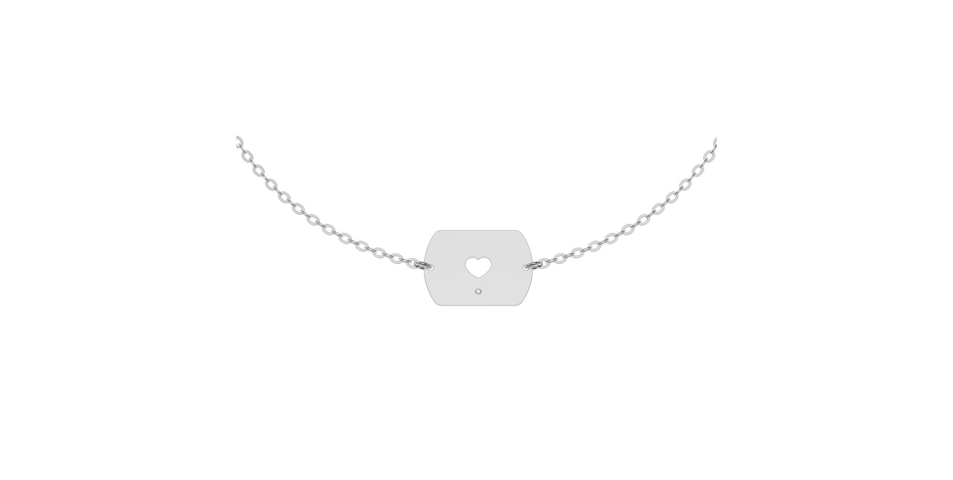 Náramok s diamantom Diamond Love