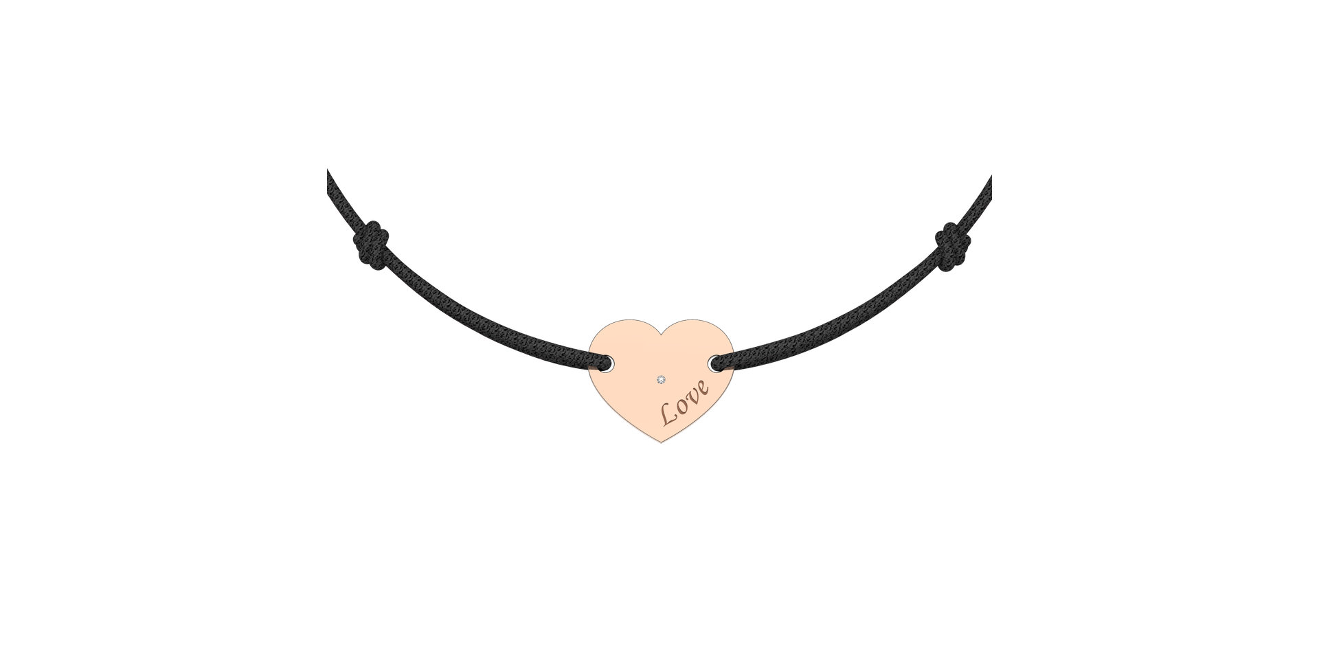 Náramok s diamantom Amour Gem