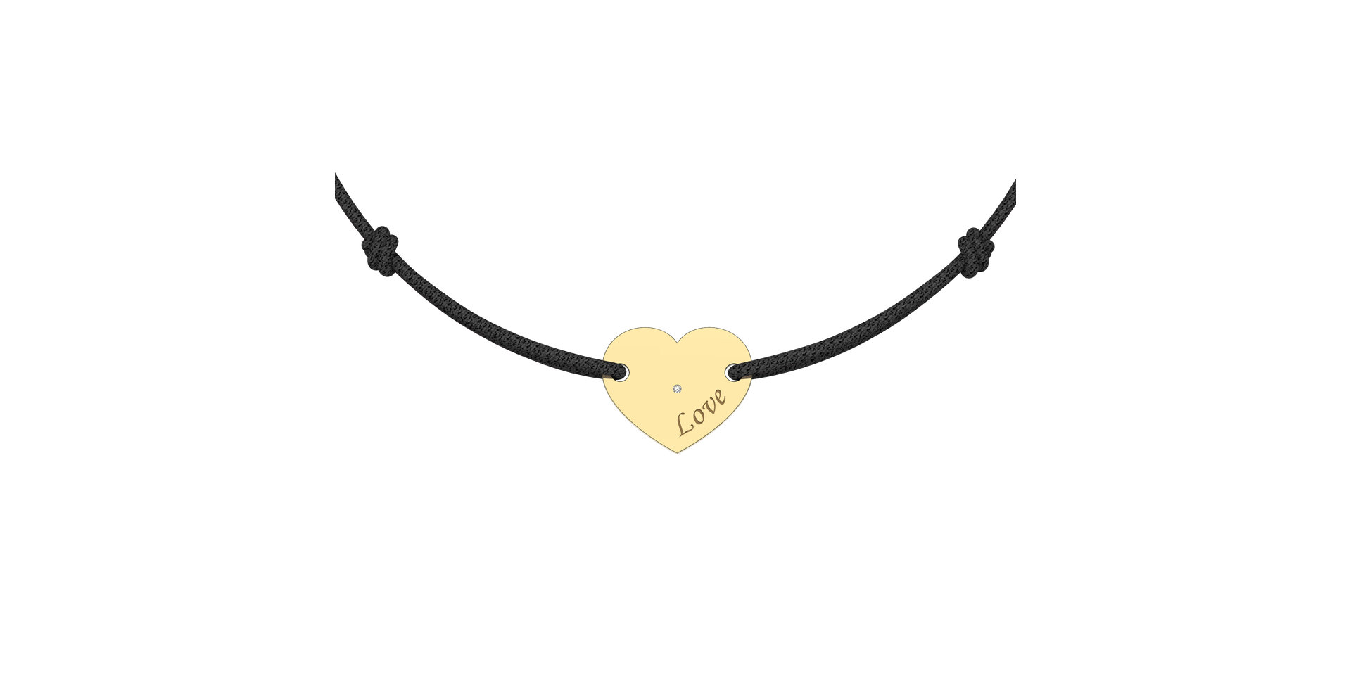 Náramok s diamantom Amour Gem