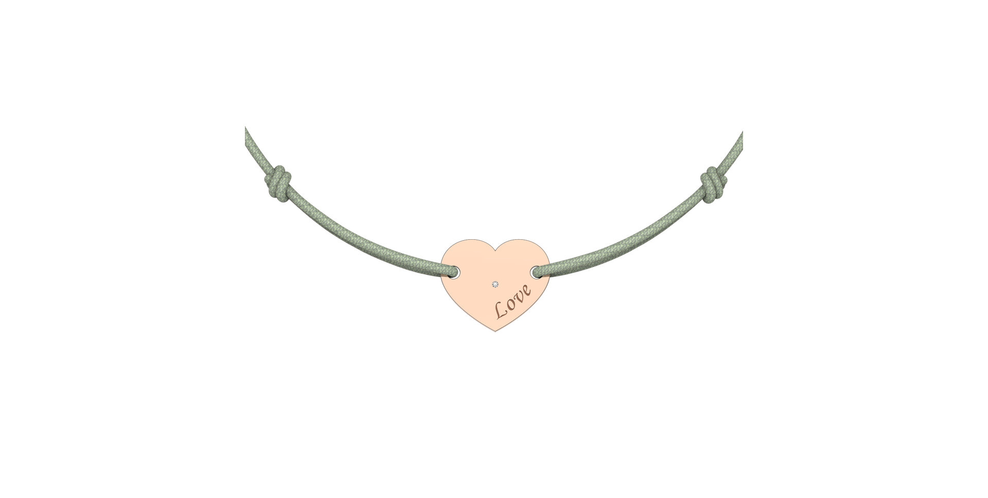 Náramok s diamantom Amour Gem