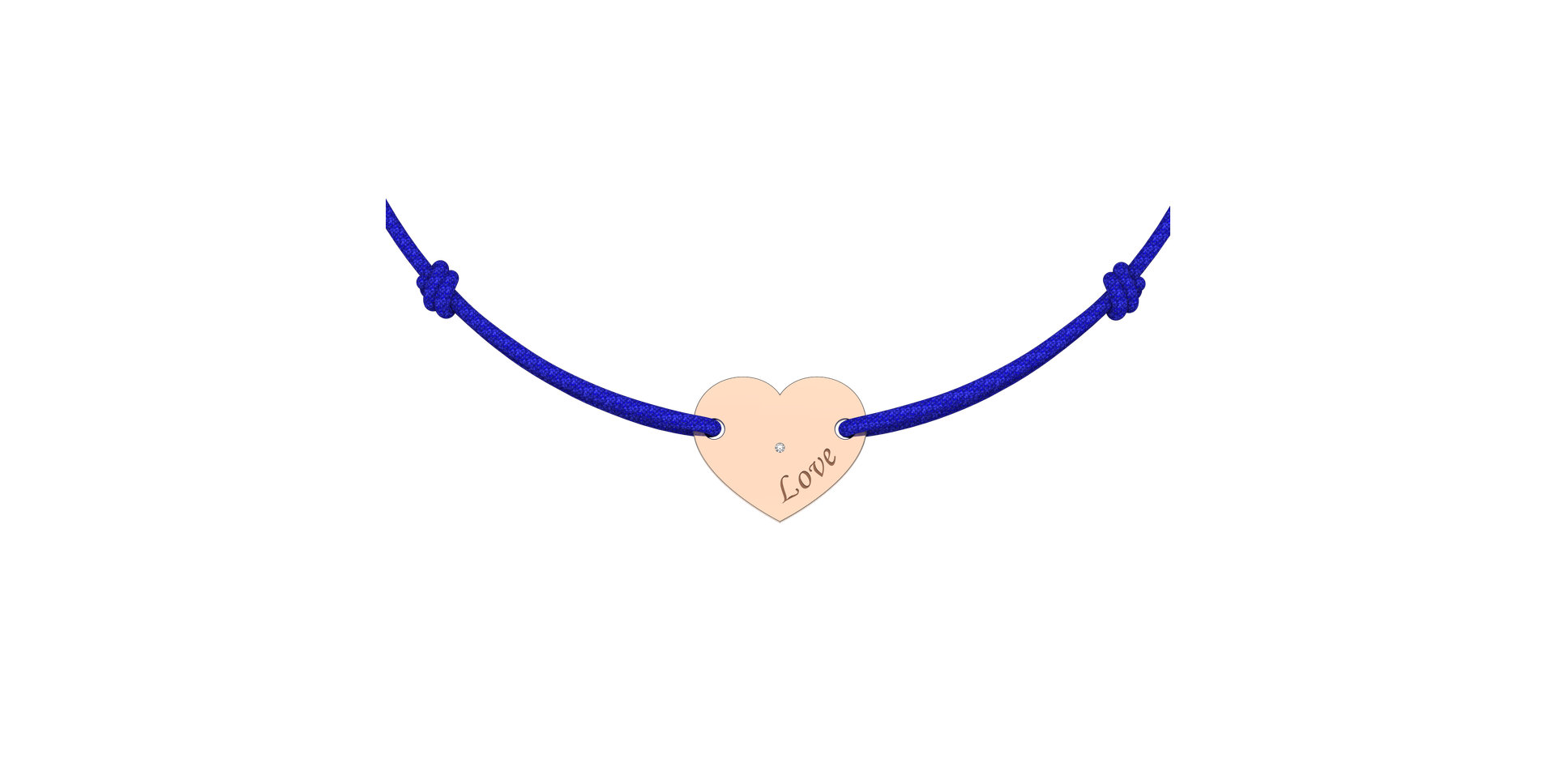 Náramok s diamantom Amour Gem