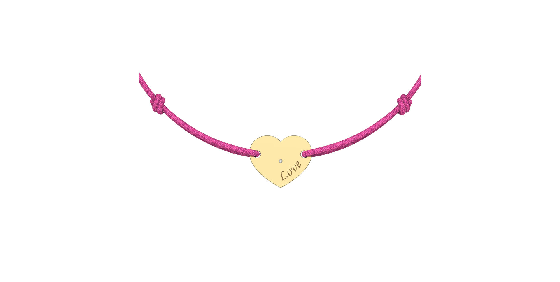 Náramok s diamantom Amour Gem