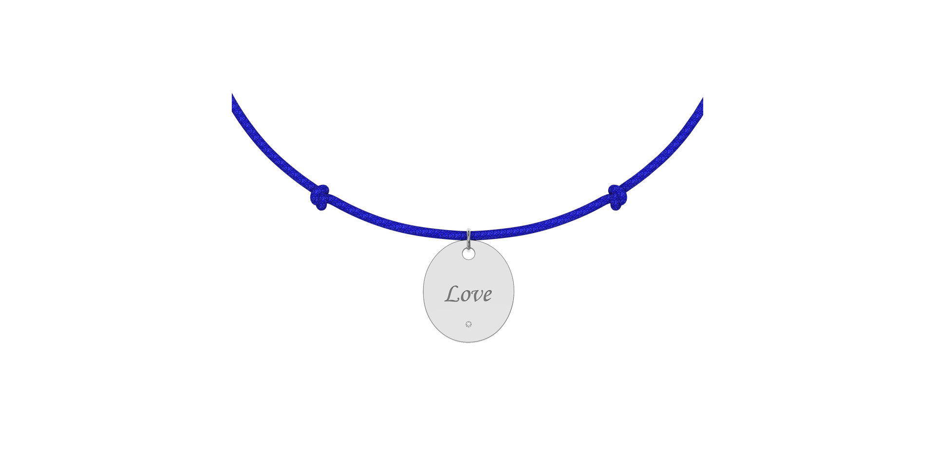 Diamantový náramok so šnúrkou Secret Love