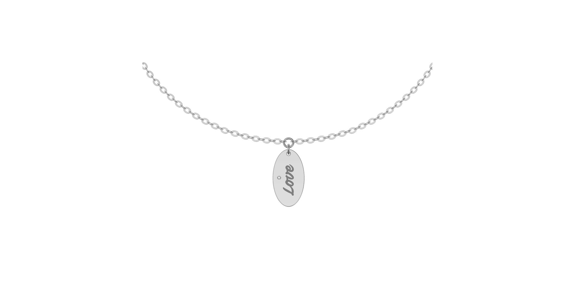 Náramok s diamantom Love Amour Message