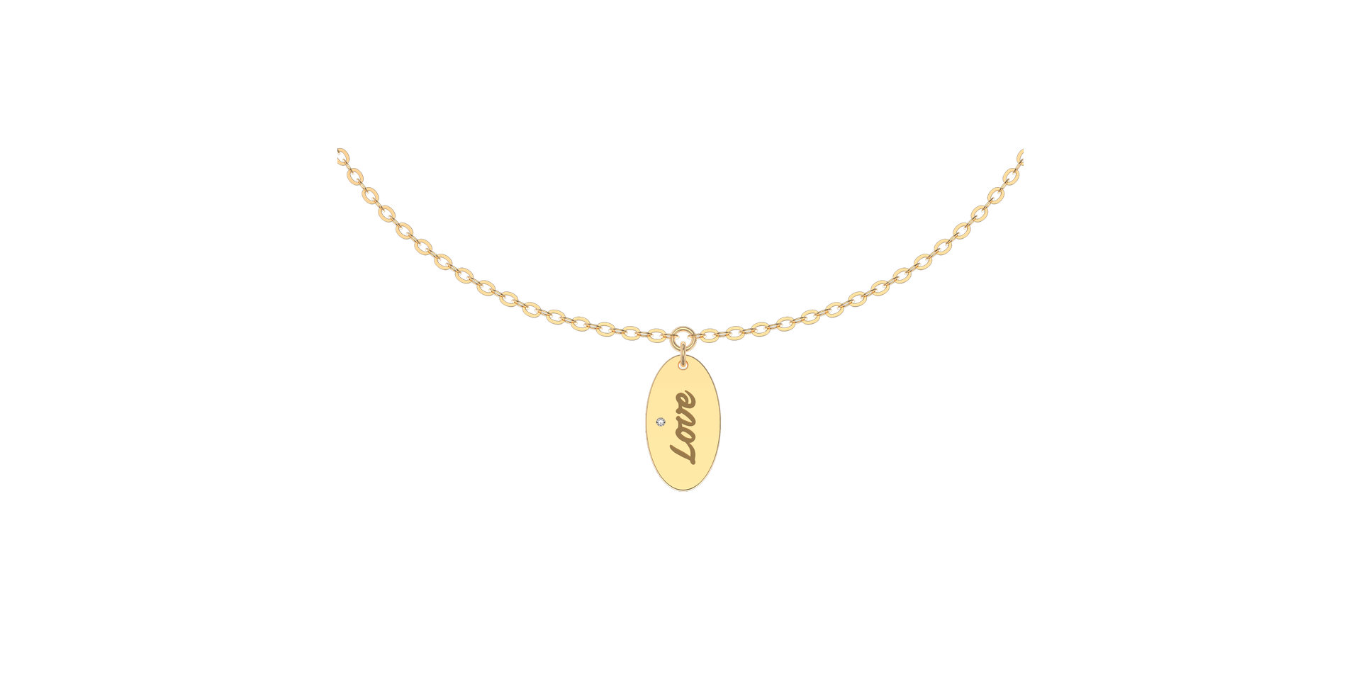 Náramok s diamantom Love Amour Message