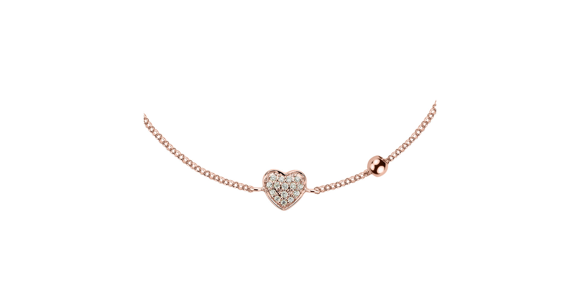 Náramok s diamantmi My Heart