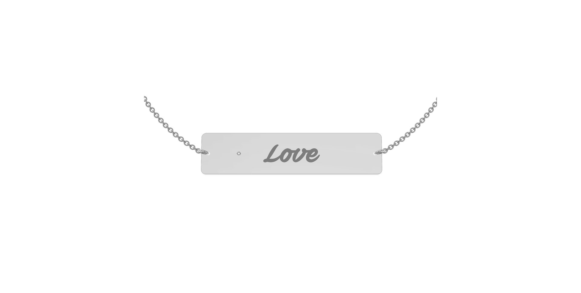 Náramok s diamantom Me and You