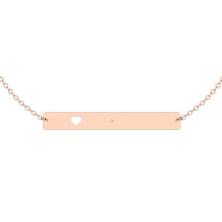 Náramok s diamantom Heart