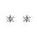 Náušnice s diamantom Star Secret2