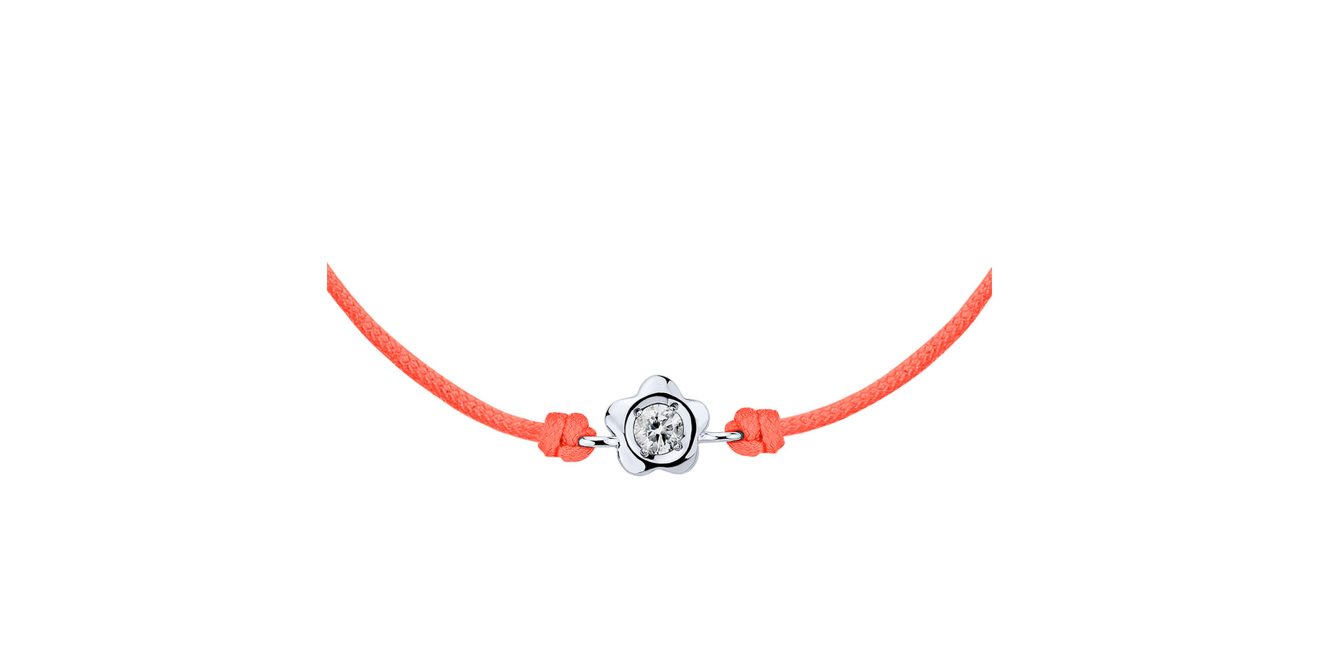 Diamantový náramok so šnúrkou Diamond Blossom