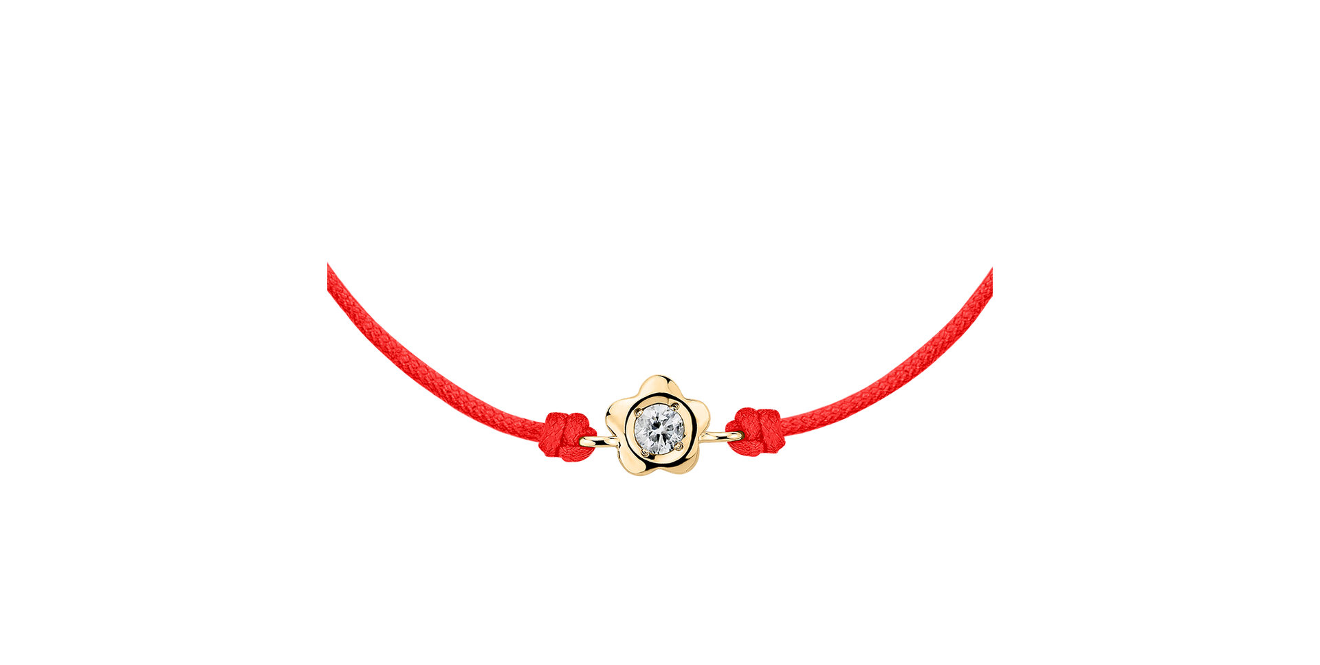 Diamantový náramok so šnúrkou Diamond Blossom