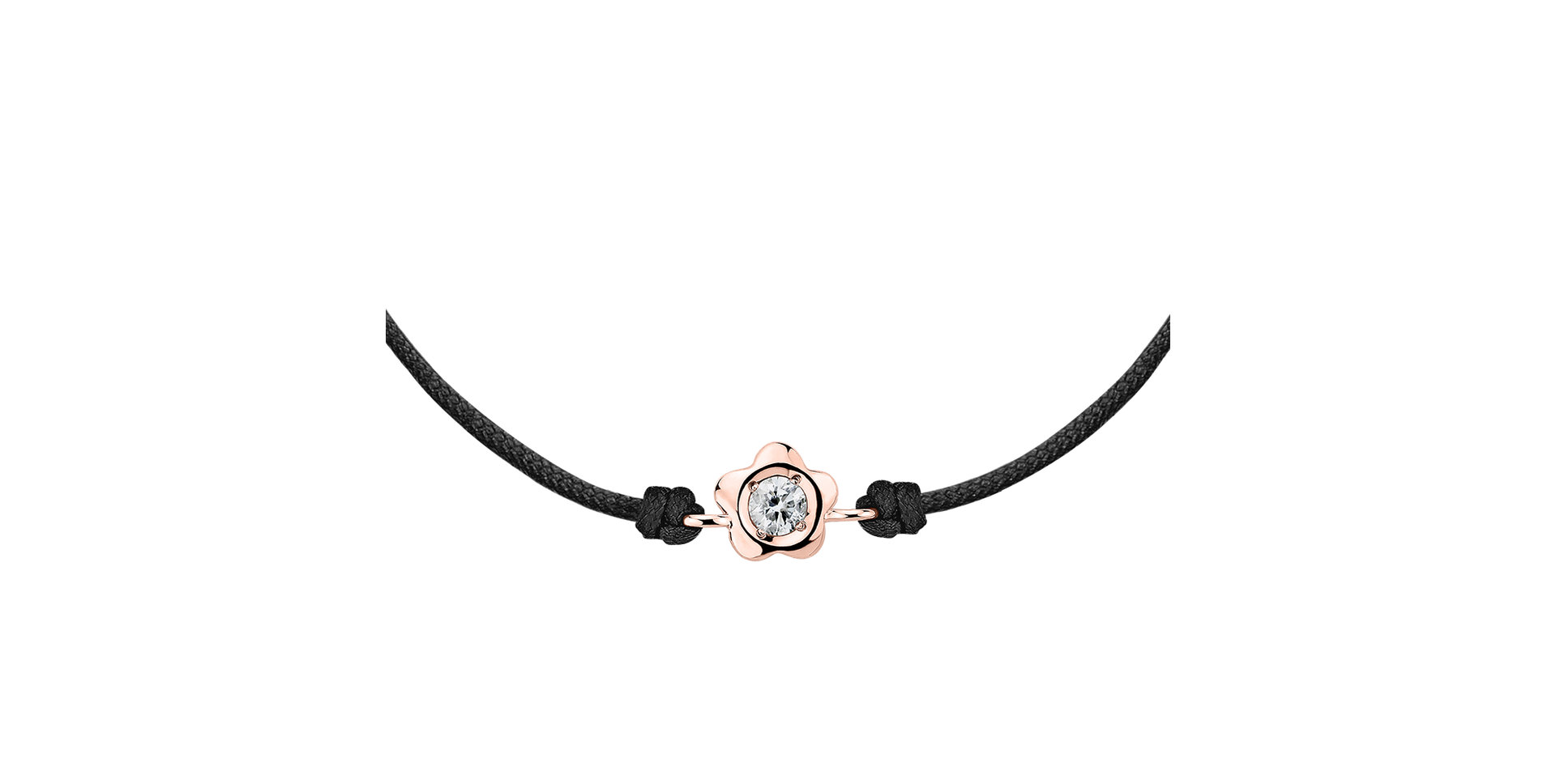 Diamantový náramok so šnúrkou Diamond Blossom