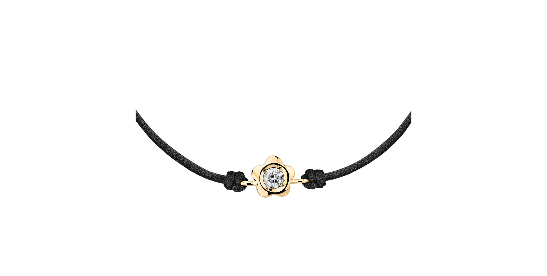 Diamantový náramok so šnúrkou Diamond Blossom