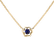 Náhrdelník so zafírom Flower Gem2