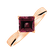 Prsteň s rhodolitom Bonbon2