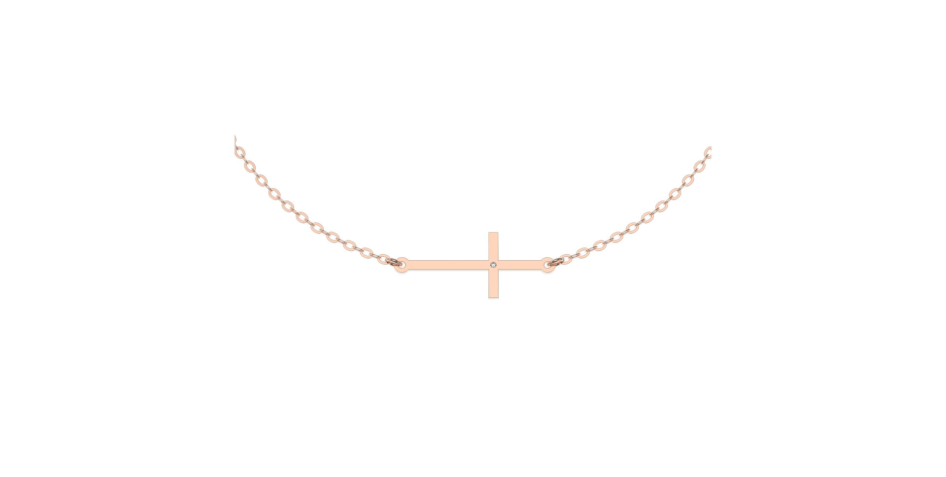 Náramok s diamantom Cross